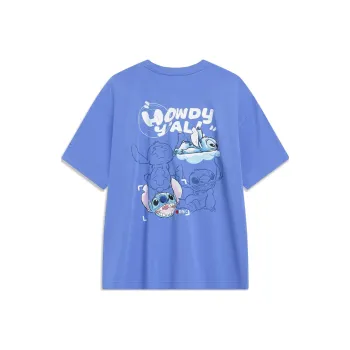 LiNing x Disney T Shirt Unisex Bay Blue
