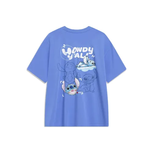 LiNing x Disney T Shirt Unisex Bay Blue