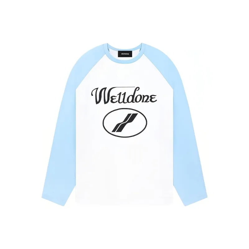 WE11DONE T Shirt Unisex Sky Blue-0