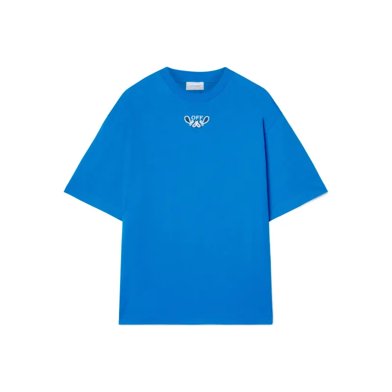 OFF WHITE Arrow Bandana embroidered Cotton T shirt-0