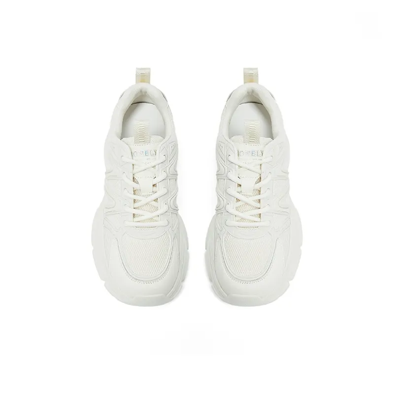 COMELY Anti Slip And Wear Resistant Breathable Low Top Chunky Sneakers Women's-3