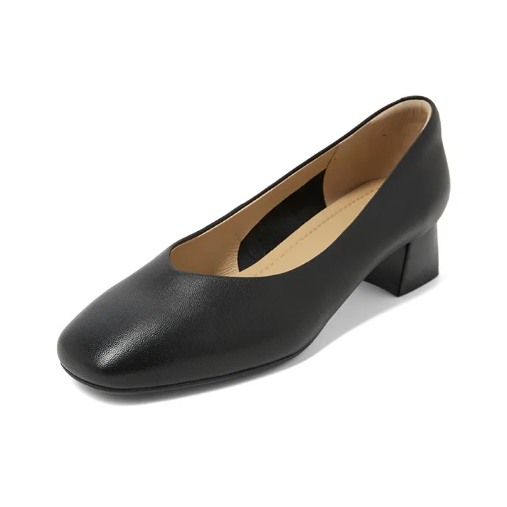 COMELY Chunky Heel High Heels 4cm Women's-6