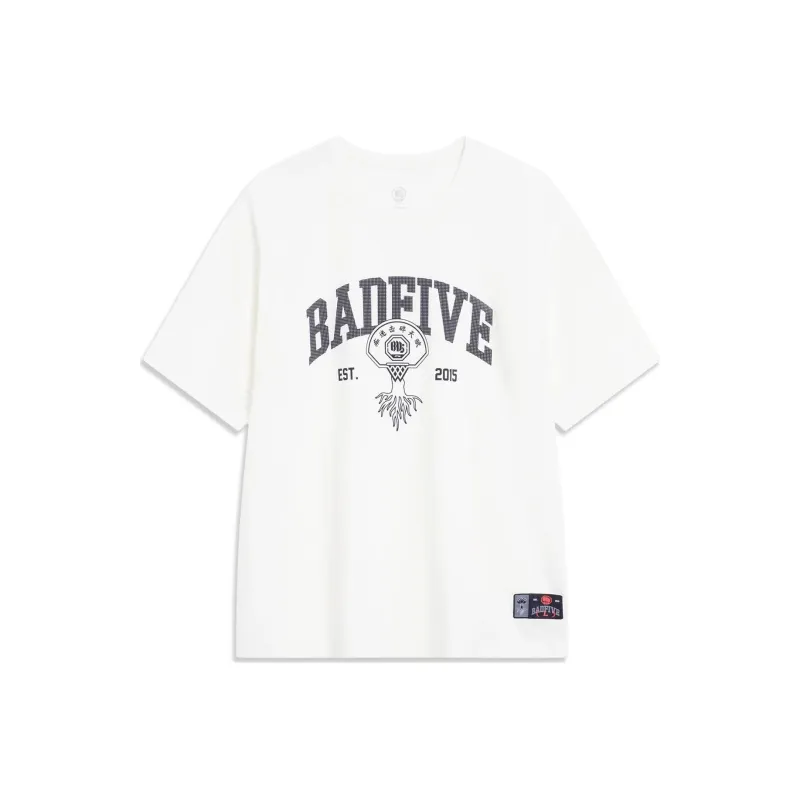 LiNing Drop Shoulder Sleeve T Shirt Men's Ivory-0