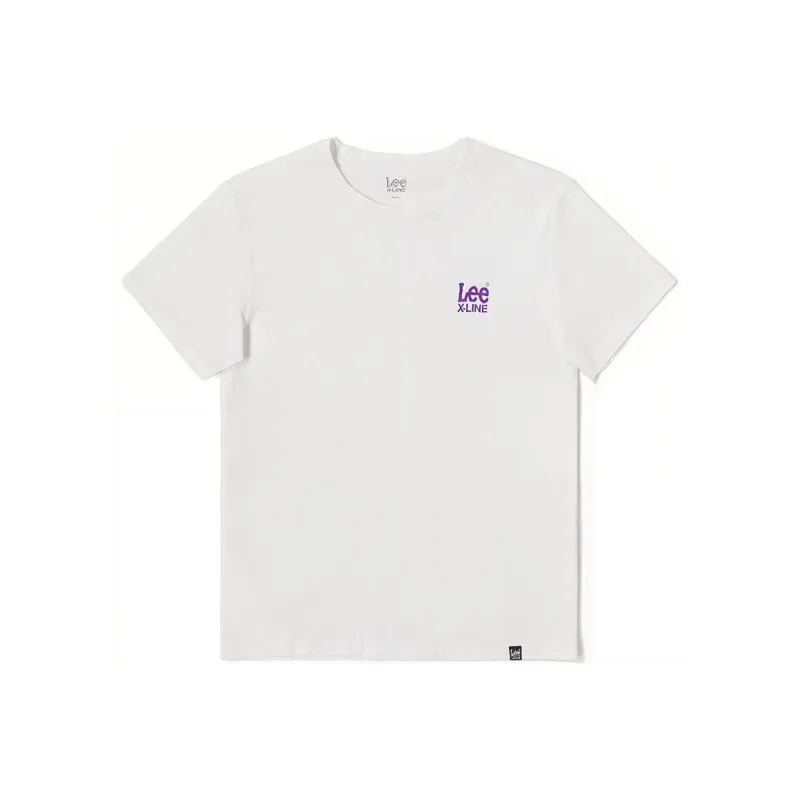 Lee Xline T Shirts Unisex White-0
