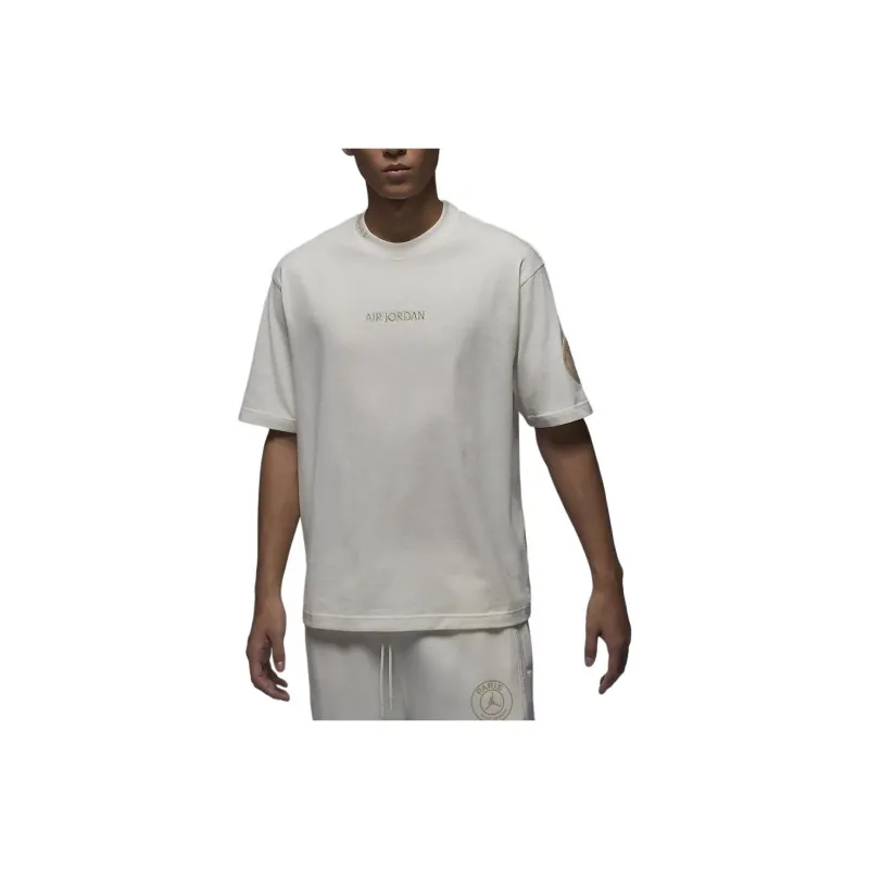 Jordan x PSG SS24 T-Shirt Men's Sail White-0