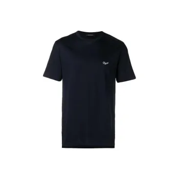 Zzegna T Shirts Men Navy