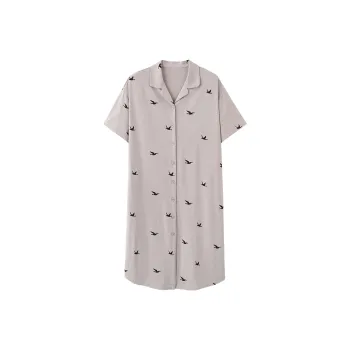 XIAFENYAN Nightgown Women's Purple