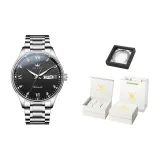 Steel Band Jet Black[Luxury Box Included]
