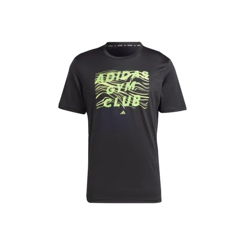 Adidas black T Shirts Men Black