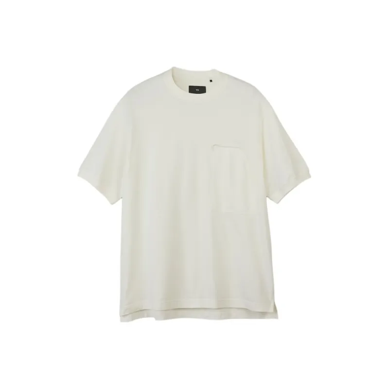 Y-3 Patch-pocket Cotton T-shirt-0