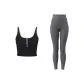 Starburst Black Tank Top+Haiyan Gray Pants