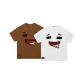 Dark Brown+White