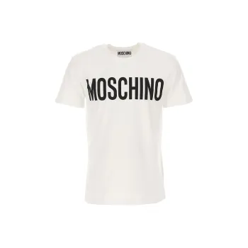 MOSCHINO Logo Printed Crewneck T Shirt