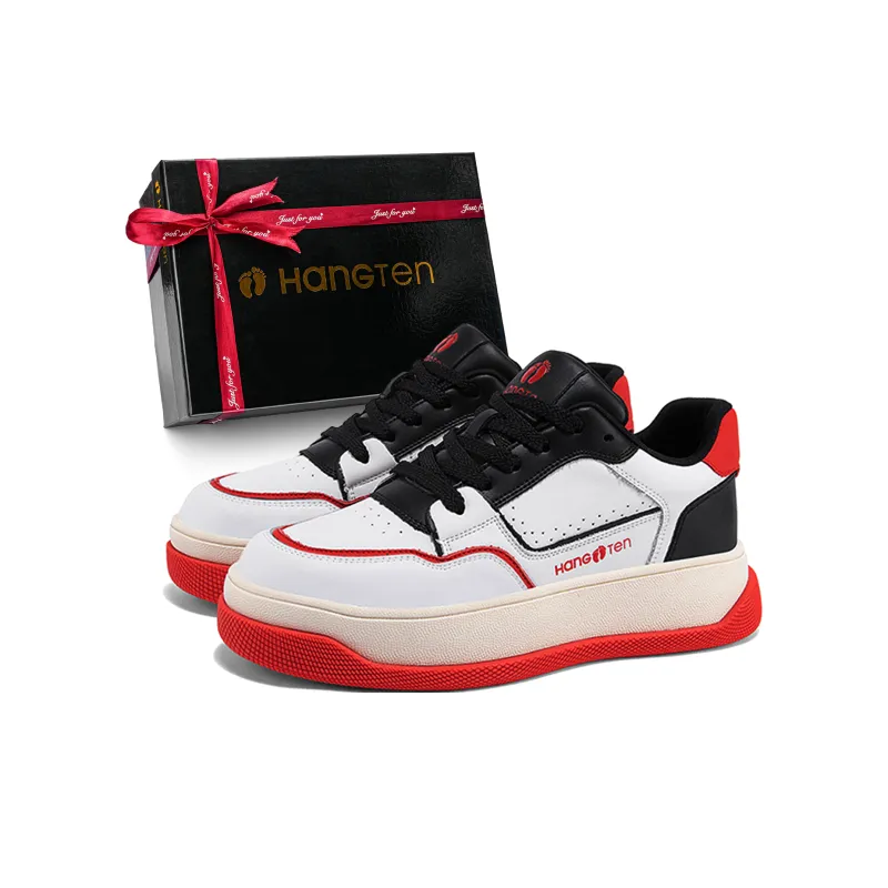 HANG TEN Slip Resistant Cushioning Abrasion Resistant Balance Low Top Skateboard Shoes Unisex-9
