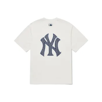 MLB T Shirt Korean Style Unisex White
