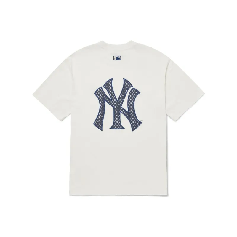 MLB T Shirt Korean Style Unisex White-0