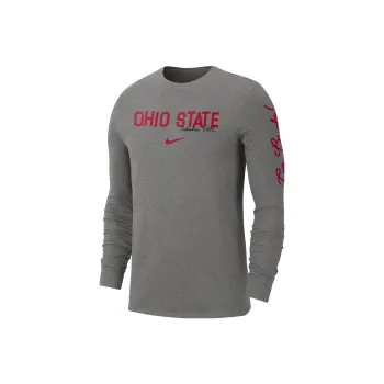Nike T Shirts Men Dark Gray Heather Flower