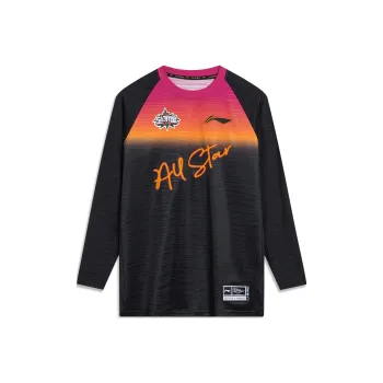 LiNing CBA Collection Professional Basketball Collection T Shirt Men's Black