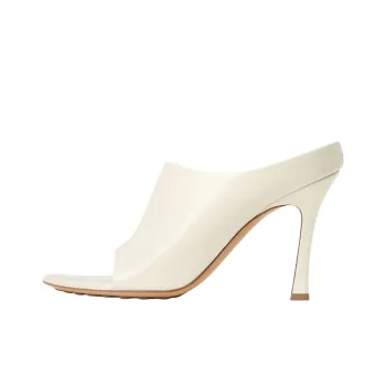 Bottega Veneta Slide Slippers 9cm Women's White