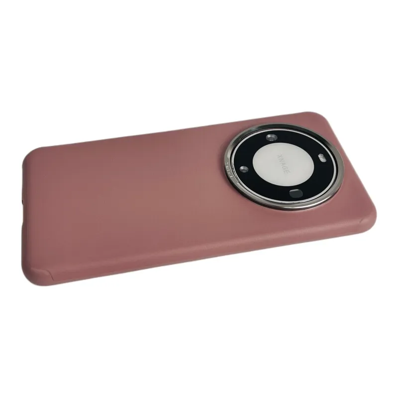 Wei Xin Leather Material Liquid Metal Lens Ring M Phone Cases Compatible With Huawei Mate 70/60 Pro/Pura 70/70 Pro+-7