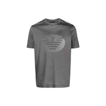EMPORIO ARMANI SS23 T Shirt Men's Gray