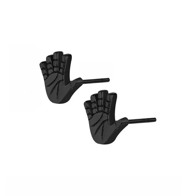 ZWU 925 Silver Needles Stud Earrings Unisex-7