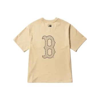 MLB Boston Red Sox T Shirts Unisex Khaki