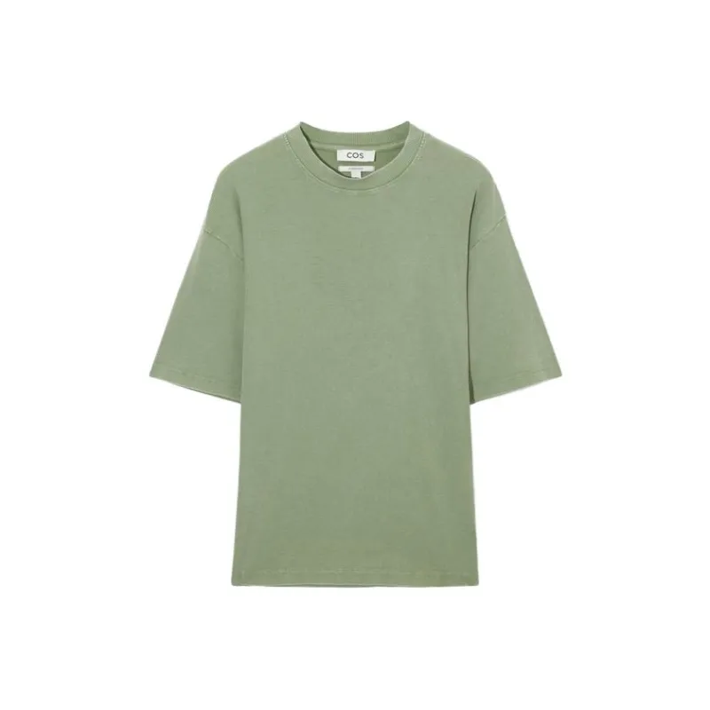 COS T Shirts Men Green-0