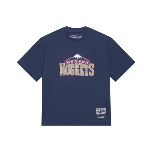 Mitchell & Ness T Shirt Unisex Navy Blue
