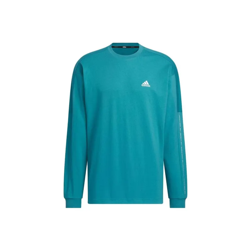 Adidas T-Shirts Unisex Dark Lake Green-0