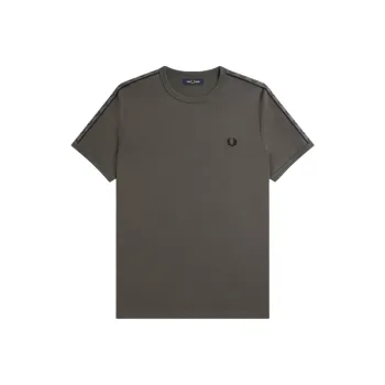 FRED PERRY Contrast-tape T-shirt