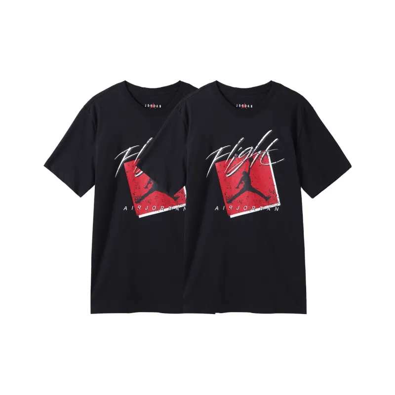 Jordan T-Shirt Men's 2 Pack Black/Gym Red/Black-0