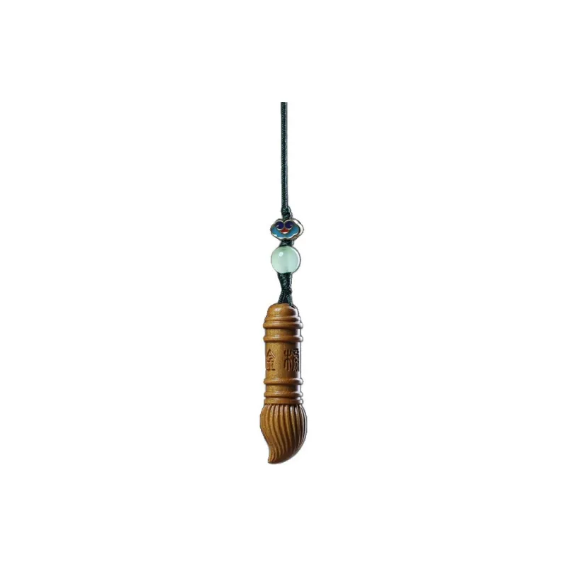 HUANAI Sandalwood Pendant With Backpack Attachment Unisex-8