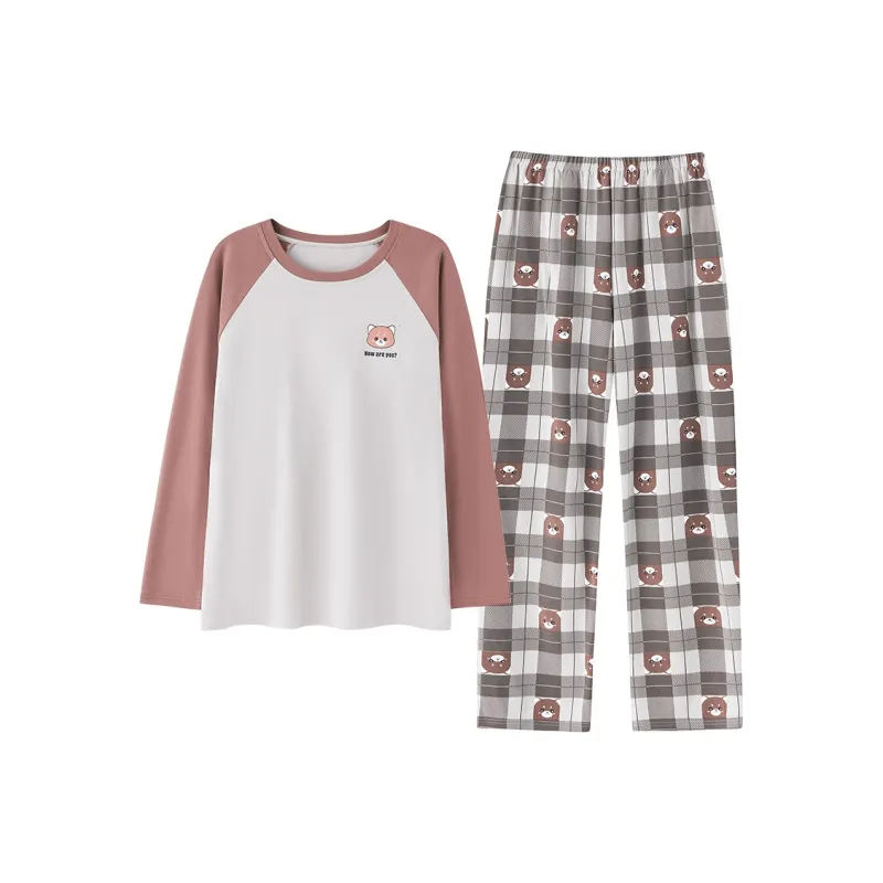 Close fitting Areas Pajama Set Men's-24
