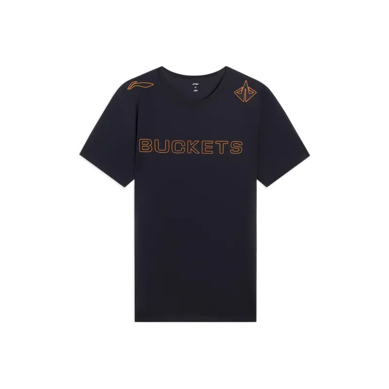 LiNing Professional Basketball Series T Shirt Men's Black-0