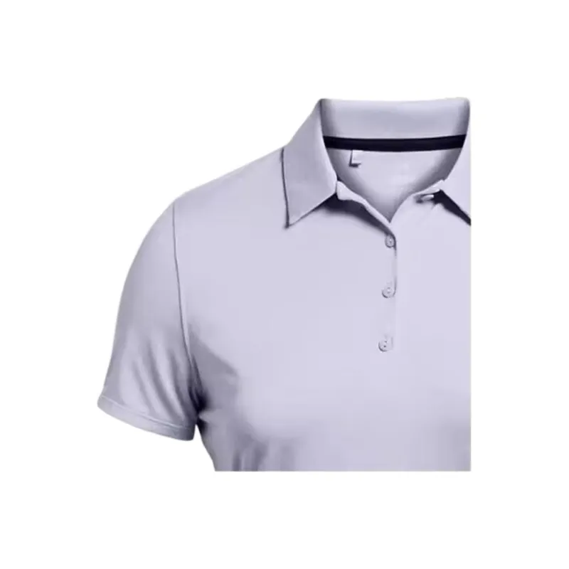 Under Armour Polo Shirt Women's Light Blue Purple-4