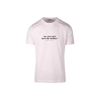 OFF WHITE T Shirt, Regular Fit Men's Gray White