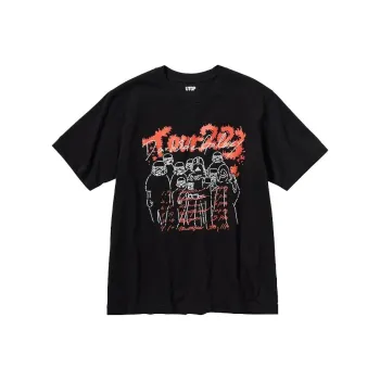 Disney X UNIQLO Disney Co brand T Shirts Unisex Black