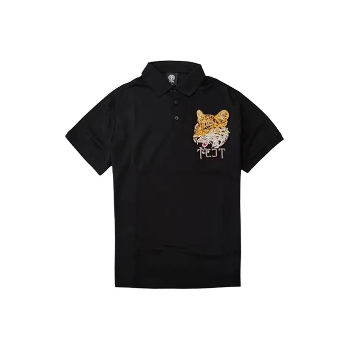 TCH T Shirts Unisex Black Base Gold Logo-0