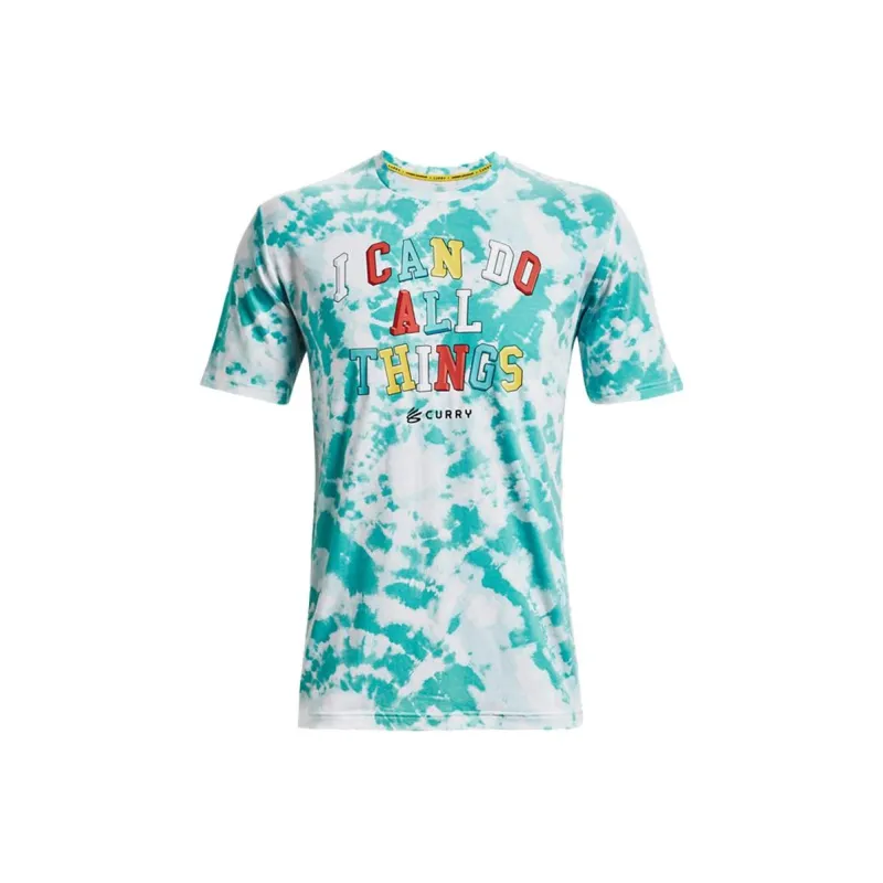 Under Armour Drop Shoulder Sleeve T Shirt Men's Multicolor-0