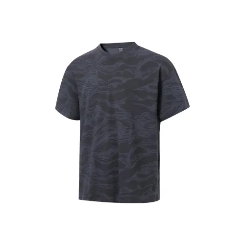 LiNing Jackie Chan SS23 T Shirt Unisex Charcoal Black