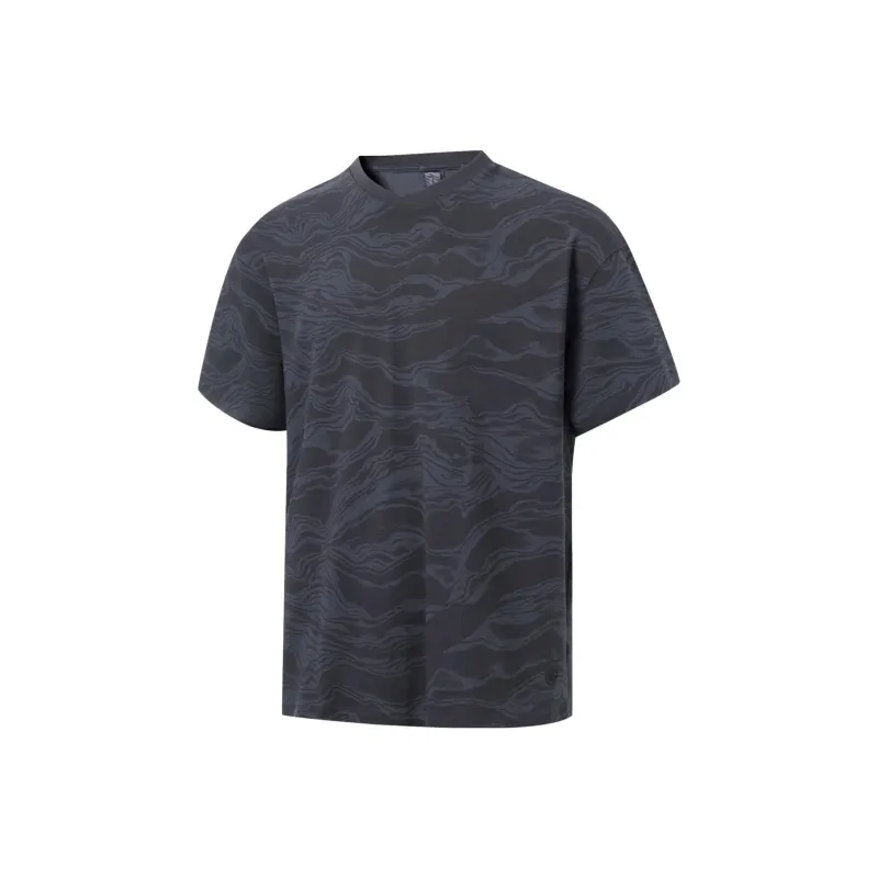LiNing Jackie Chan SS23 T Shirt Unisex Charcoal Black-0