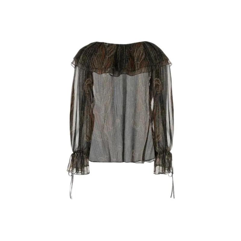 SAINT LAURENT Shirt Women's Brown-1
