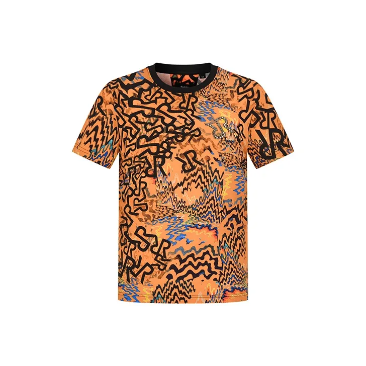RARE Short Sleeved T Shirts Men's Orange-0