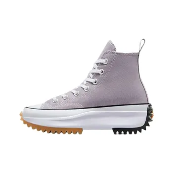 Converse Run Star Hike Platform Anti Slip Wear Resistant High Top Canvas Shoes Women's Light Purple