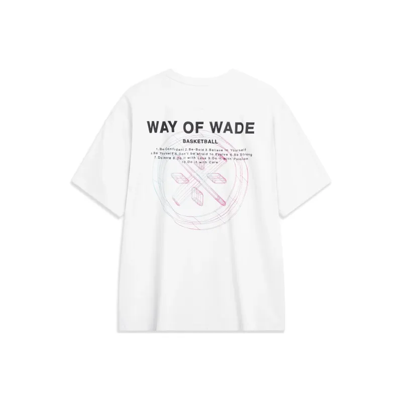 LiNing T Shirt Unisex Standard White-0