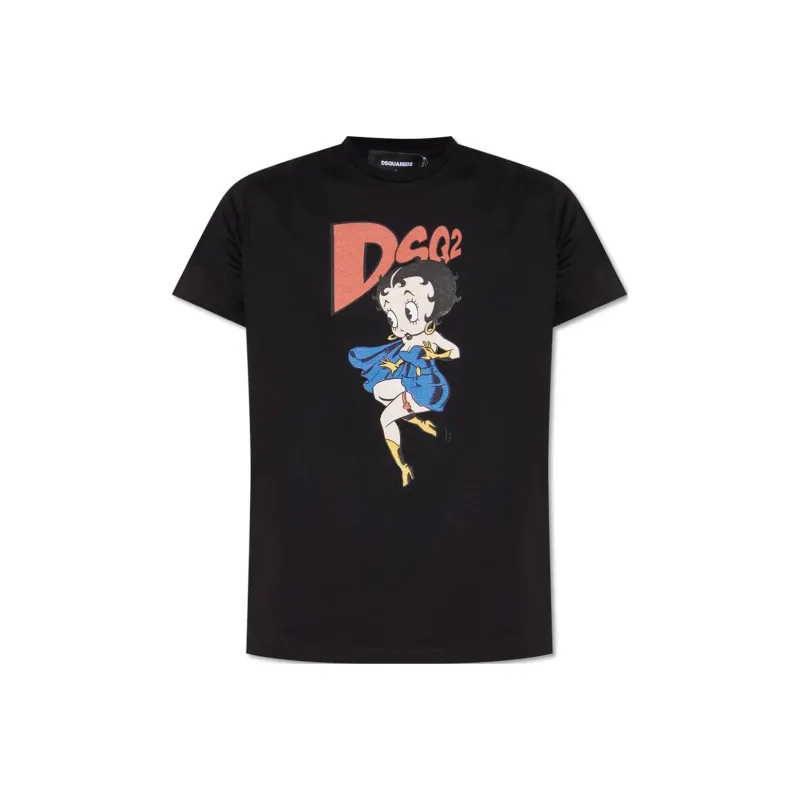 DSQUARED 2 X Betty Boop Crewneck T Shirt-0