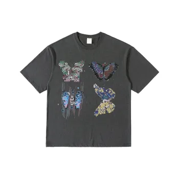 CONP T Shirts Men Black Gray