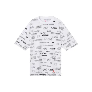 Jordan Set in Sleeve T Shirt Men's White