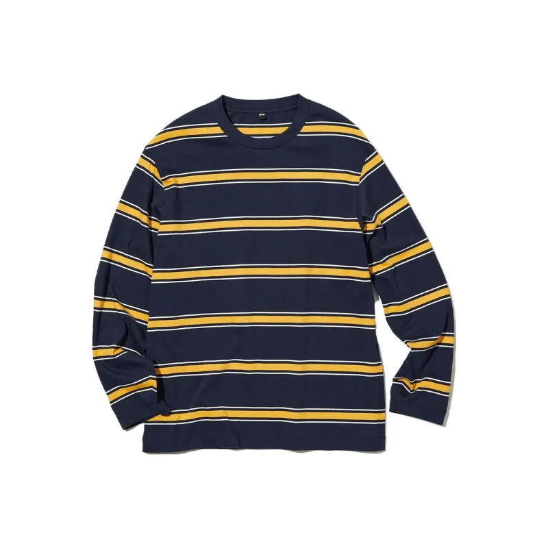 UNIQLO T Shirt Unisex Navy Blue-0